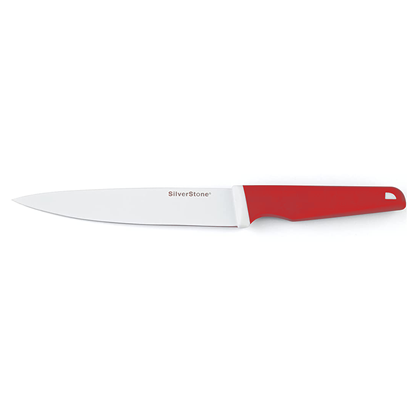 Silverstone Slicer Knife 20cm Red