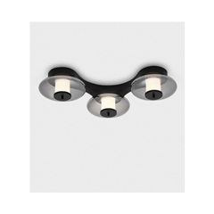 Ballet Ceiling Light – Sandy Black & Smokey Grey