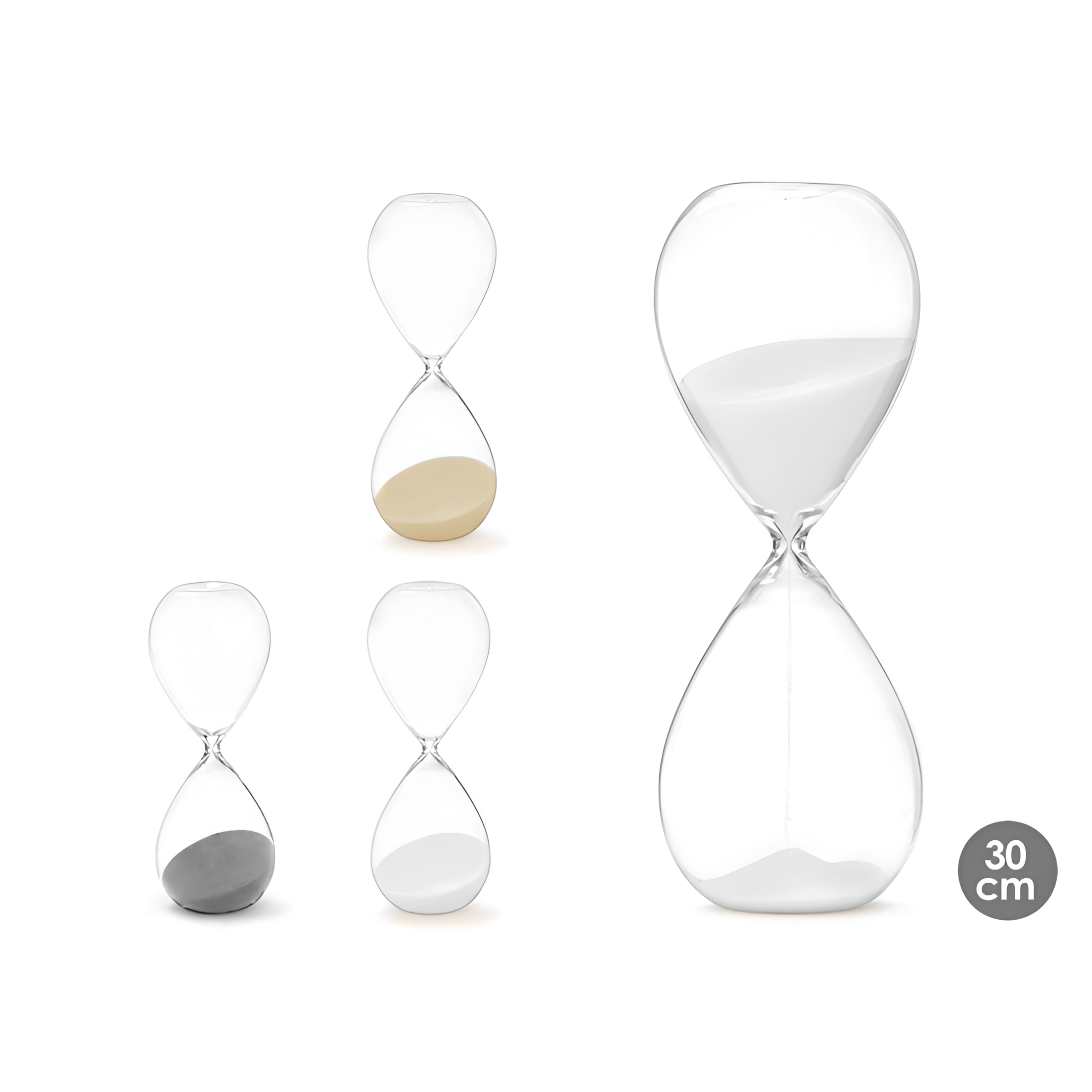 White Sand Timer 30cm - 60 Min