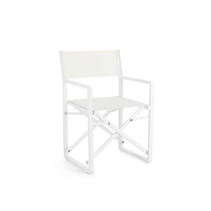 White Aluminium Outdoor Garden Chair