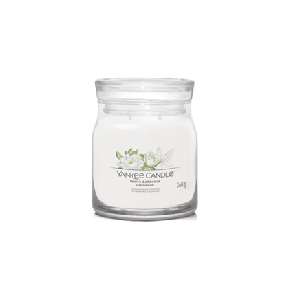 White Gardenia Signature Medium Jar Candle