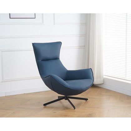 Lounge Chair Blue Petrol