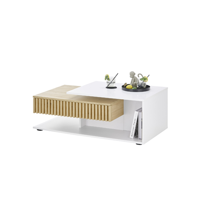 Coffee Table - White & Artisan Oak