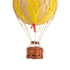 Vintage Balloon Model Floating the Skies Yellow Double