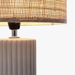 Ceramic Table Lamp H42 - Grey