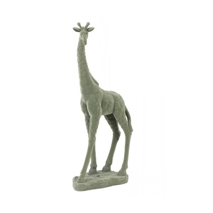Ornament 57cm Giraffe Velvet Mint Green