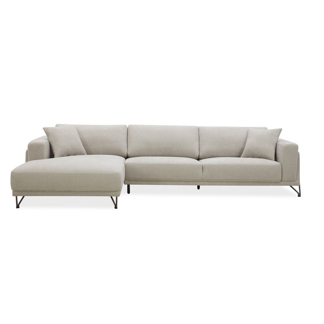 Sofa 2-Seater with CHL Left 3.5 - Grey