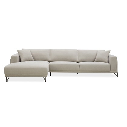 Sofa 2-Seater with CHL Left 3.5 - Grey
