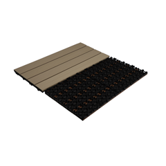 Outdoor WPC Tiles 30x60x2.1 cm – Sandwhite