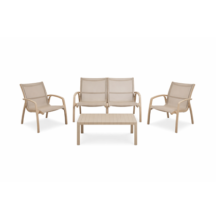 Outdoor Sofa Set – Taupe