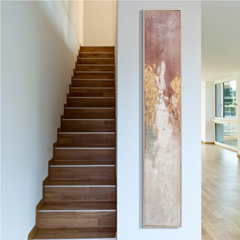 Slim Variation of Gold & Rose 27x152 cm
