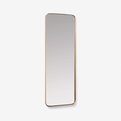 Gold Metal Wall Mirror 55 x 150.5 cm