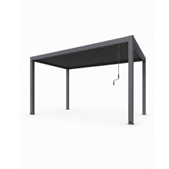 Manual Pergola 3x3x2.5M – Sandy Grey