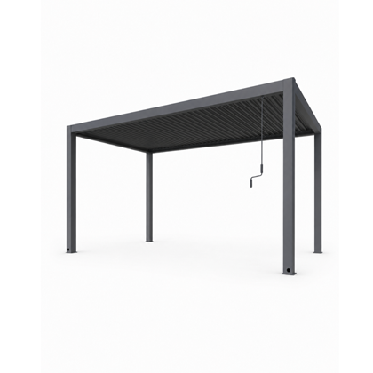 Manual Pergola 3x3x2.5M – Sandy Grey
