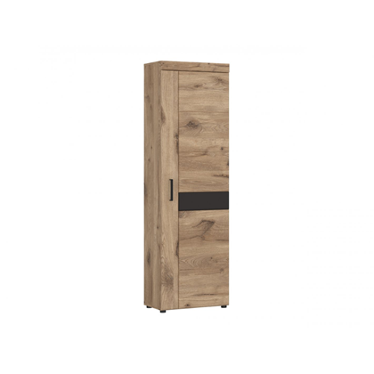 Linen Cabinet 1D – Viking Oak & Grey Cosmos (Right-Hand)