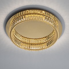 Ceiling Light Aurelia with Gold Metal Crystal Design
