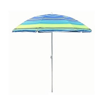 Beach Umbrella - Striped - 220cm