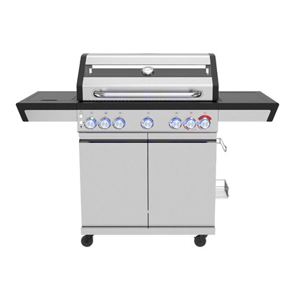 Black & Grey BBQ - 4 Burner
