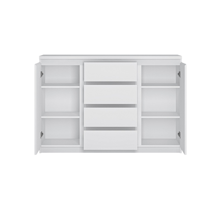 Sideboard 2 Doors 4 Shelves – Alpine White