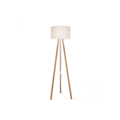 Piko Floor Lamp – Natural Bamboo / Cream
