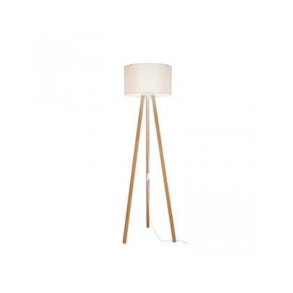 Piko Floor Lamp – Natural Bamboo / Cream