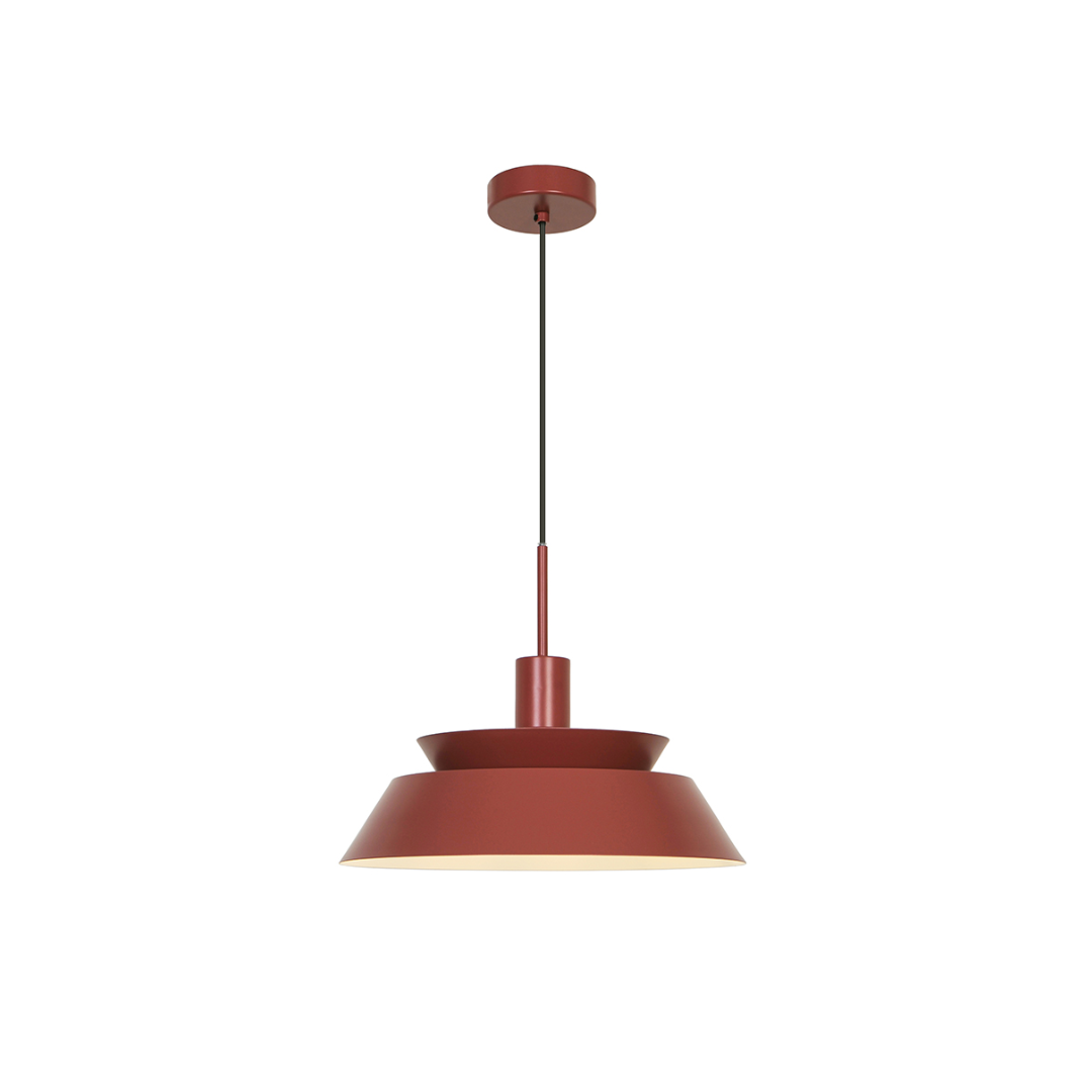 Red & White Pendant Light – Bold Modern Accent