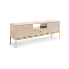 TV Unit – 2 Doors, 1 Drawer, Beige