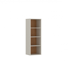 Bookcase – Cashmere & Caramel Oak 40x120