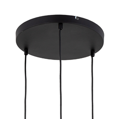 Pendant Lamp Devon - Black & Graphite