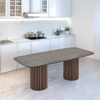 Dining Table 220x103x76cm - Retro Stone