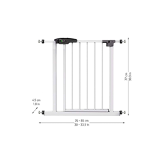 Baby Safety Gate With Wall Cups