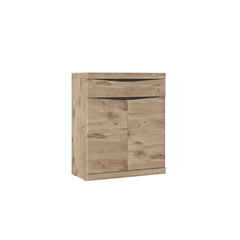 Chest of Drawers 2 Doors 1 Drawer – Viking Oak & Anthracite