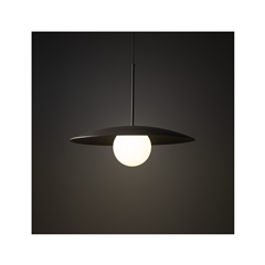 Slate New Brown Glass Pendant Lamp
