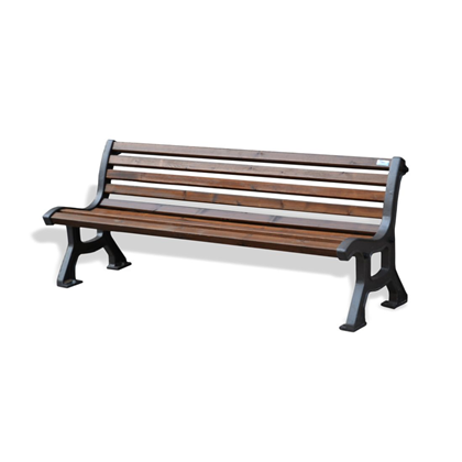 Bench with Pine wood planks