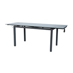 Extendable Table 140-200 – Tempered Glass Grey