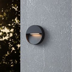 Black Plastic Wall Light  IP65