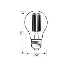E27 Bulb 14W 3000K