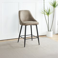 Bar Stool C809 - Brown & Black