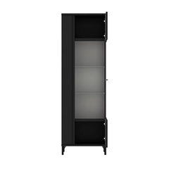 Showcase 1 Door - Black