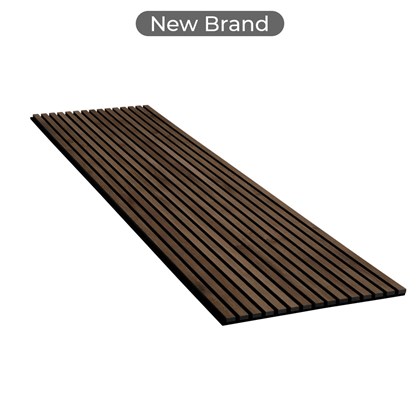 Acoustic Slat Wood Panel - Smoked Oak 2800mm