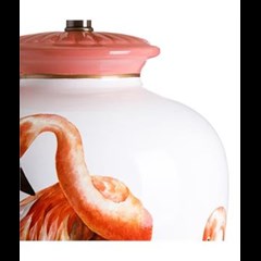 Table Lamp Flamingo Coral White - 46 x 46cm
