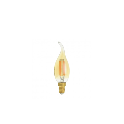 LED Candle Bulb T35 – Golden Glass