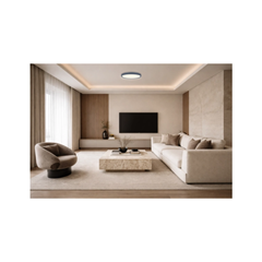 LED Ceiling Light – White & Indigo