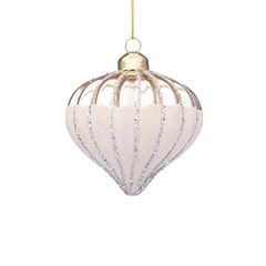 Segment Champagne Glass Ornament