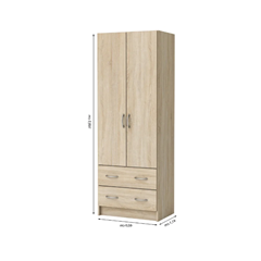 Wardrobe – Brushed Oak