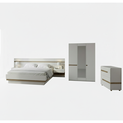 Bedroom Set – Bed, Wardrobe, Chest & Bedside