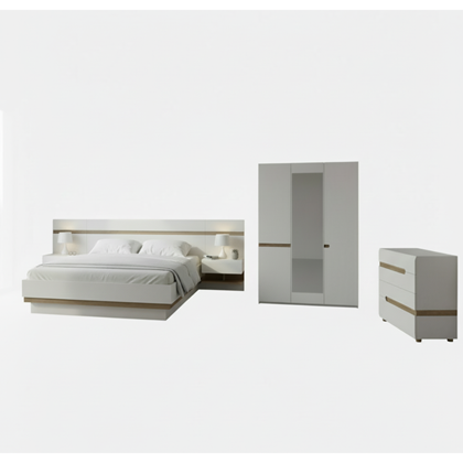 Bedroom Set – Bed, Wardrobe, Chest & Bedside