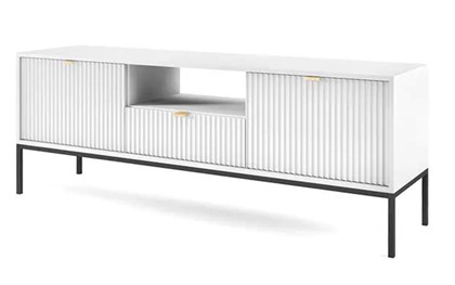 TV Unit 2 Doors 1 Drawer – White