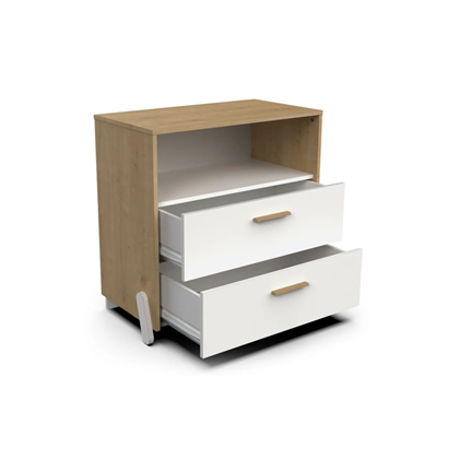 Chest of Drawers – Brown & White