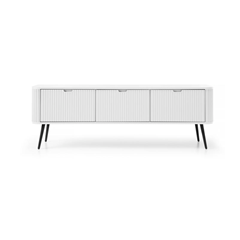 TV Unit 3 Drawers – White